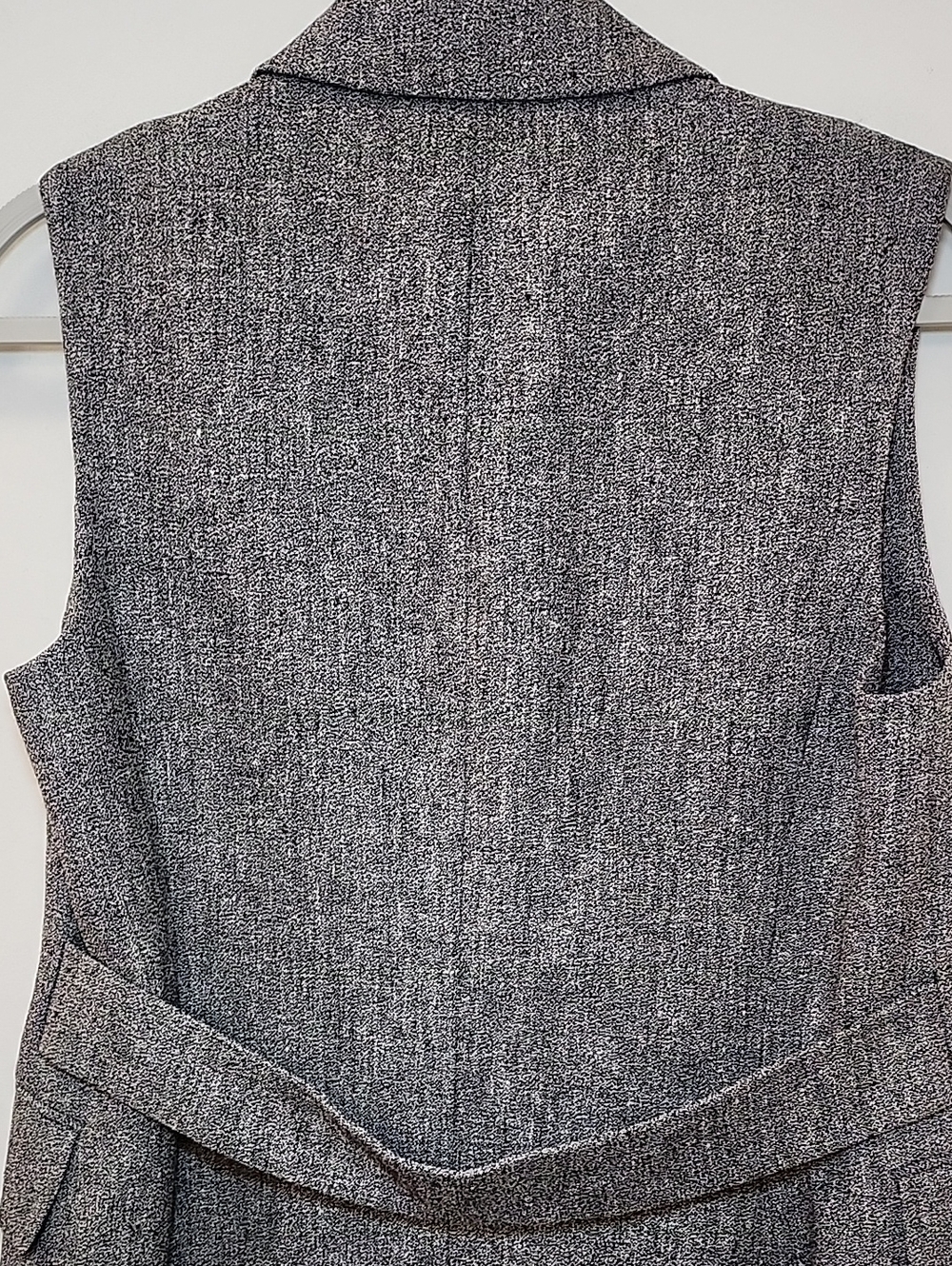 Theory Sedeia vest and matching trouser set structured gray Size 6 - Picture 9 of 16